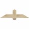 Ekena Millwork Eugene Rough Sawn Timber Gable Bracket, Douglas Fir, 48"W x 14"H x 4"D x 6"F, 7/12 Pitch GBW048X14X0406EUG00RDF - alternate 1